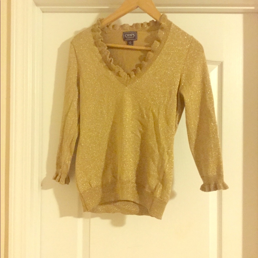 Gold sweater